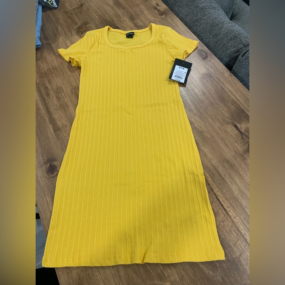 Girls ribbed knit dress